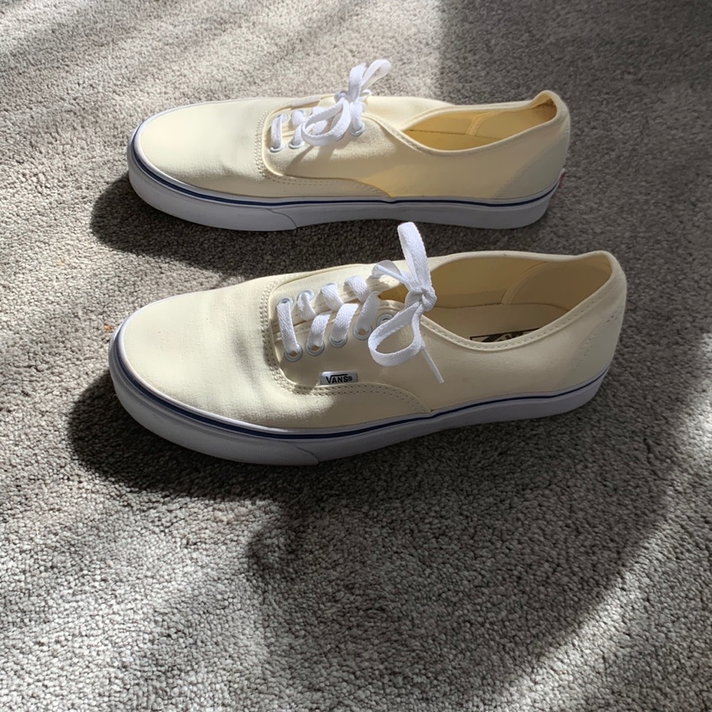 Cream Colored Vans